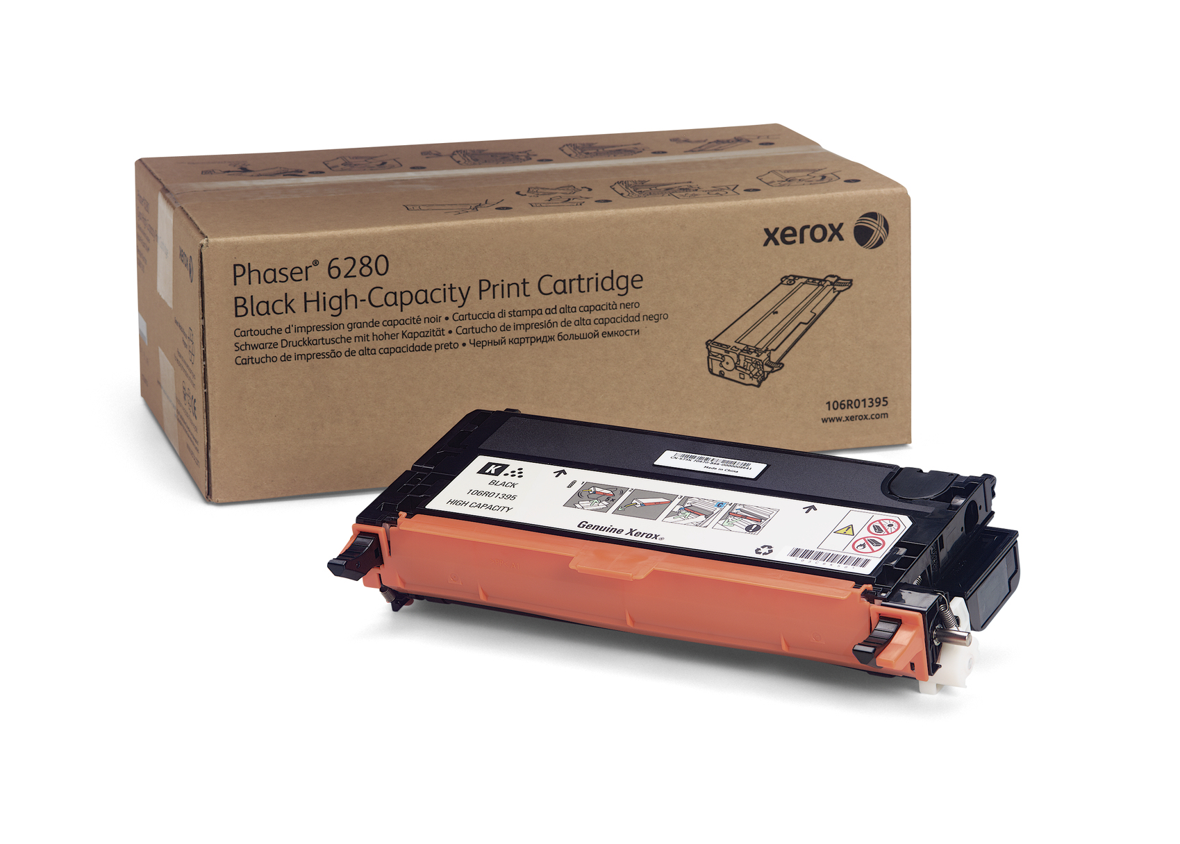 Xerox 106R01395 - CT350721 - Toner schwarz - fr Phaser 6280/YN, 6280DN, 6280N