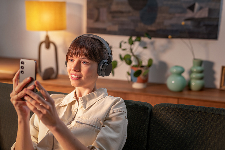 Philips TAH3209BK - Kopfh�rer mit Mikrofon - �ber dem Ohr angebracht
