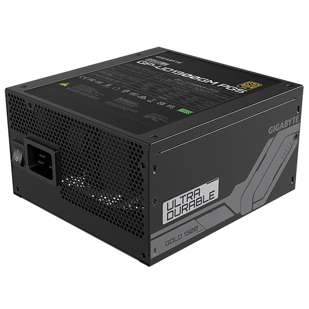 Gigabyte UD1300GM PG5 unidad de fuente de alimentaci�n 1300 W 20+4 pin ATX ATX Negro