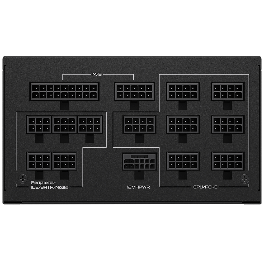 Gigabyte UD1300GM PG5 unidad de fuente de alimentaci�n 1300 W 20+4 pin ATX ATX Negro