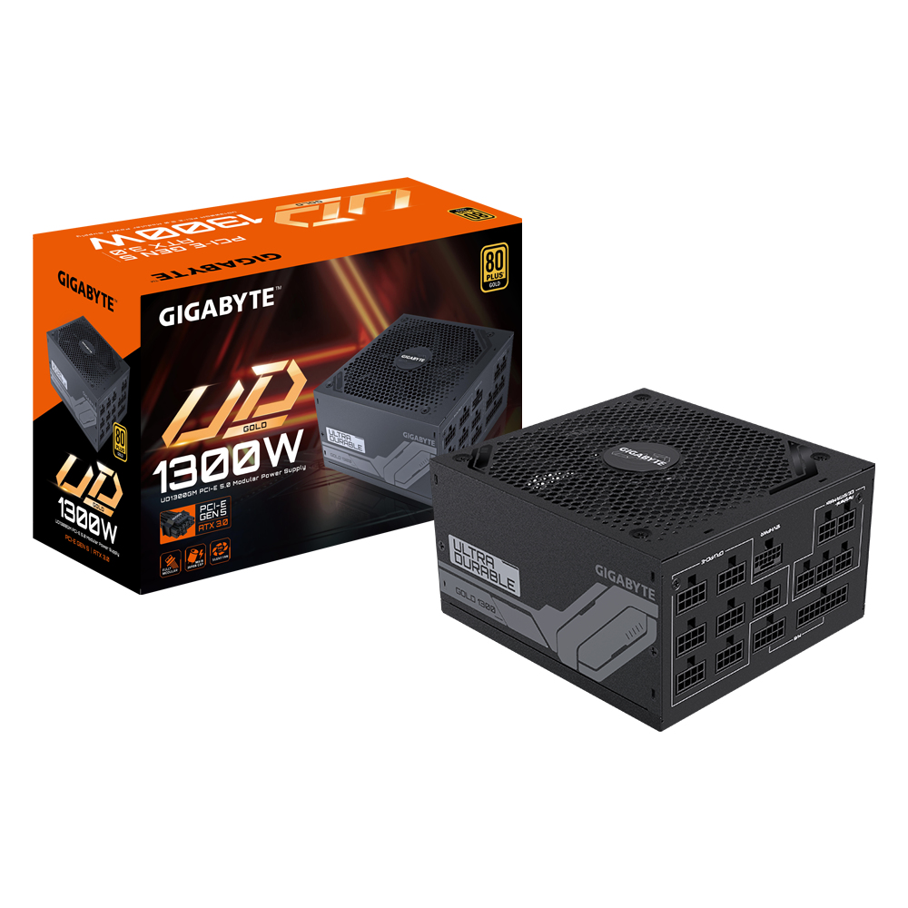 Gigabyte UD1300GM PG5 unidad de fuente de alimentaci�n 1300 W 20+4 pin ATX ATX Negro