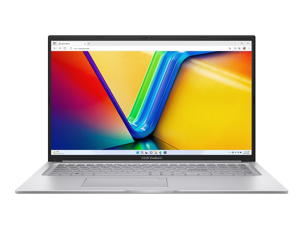 ASUS Vivobook 17 X1704VA-AU196W Intel Core i7 i7-1355U Porttil 43,9 cm (17.3) Full HD 16 GB DDR4-SDRAM 1 TB SSD Wi-Fi 6 (802.11ax) Windows 11 Home Alemn Plata