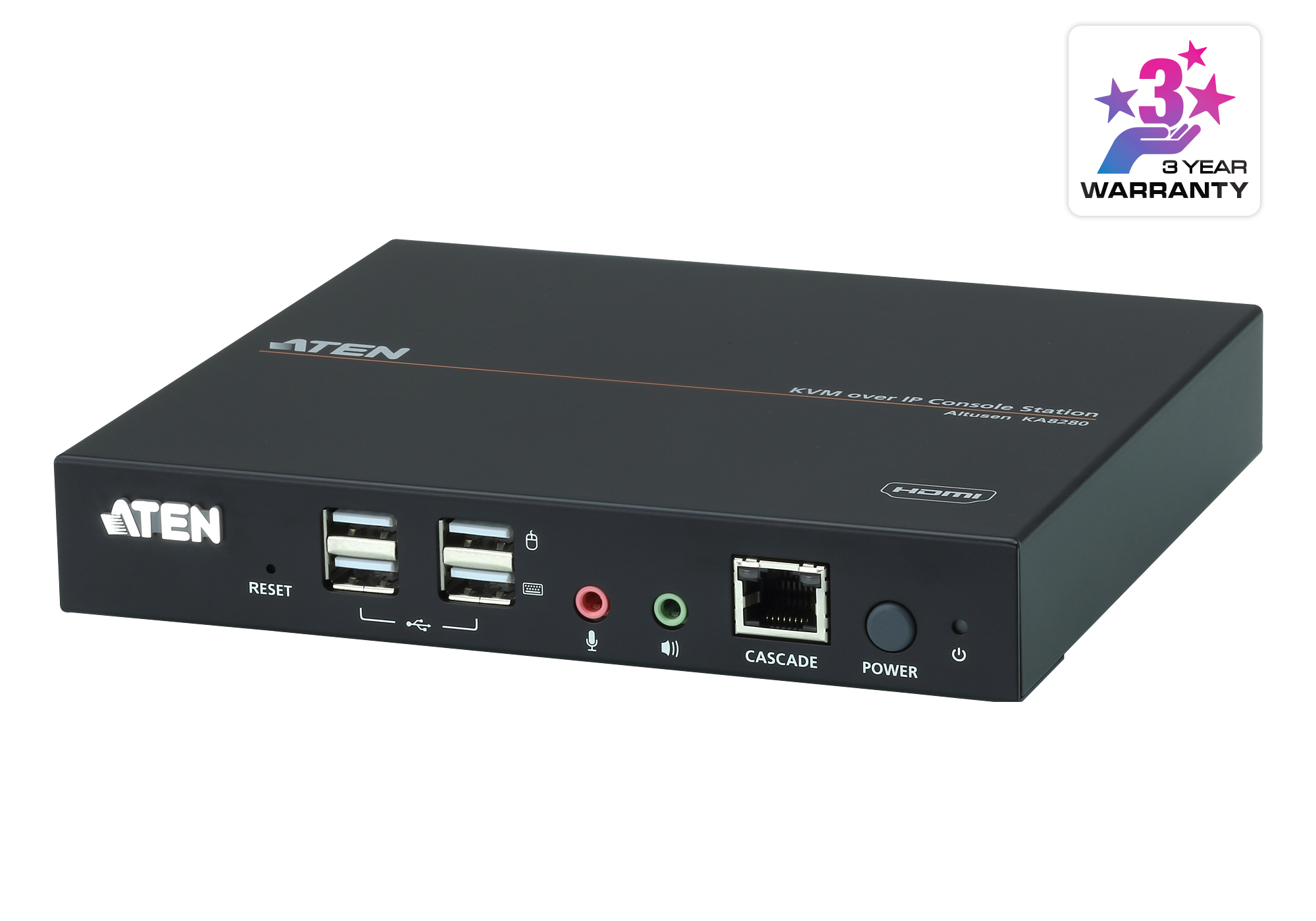 ATEN Station console KVM HDMI sur IP