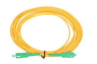 Extralink SC/APC-SC/APC| Patchkabel| Einzelmodus Simplex G652D - Kabel - Single- bzw. Monomode-Faser