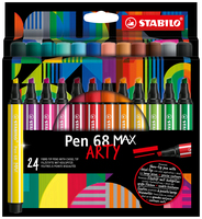 STABILO Pen 68 MAX rotulador Colores surtidos 24 pieza(s)