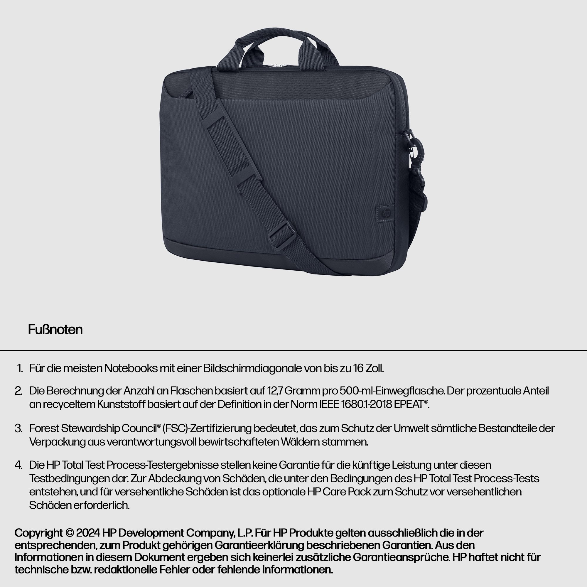 HP Malet�n para port�til Everyday de 16 pulgadas