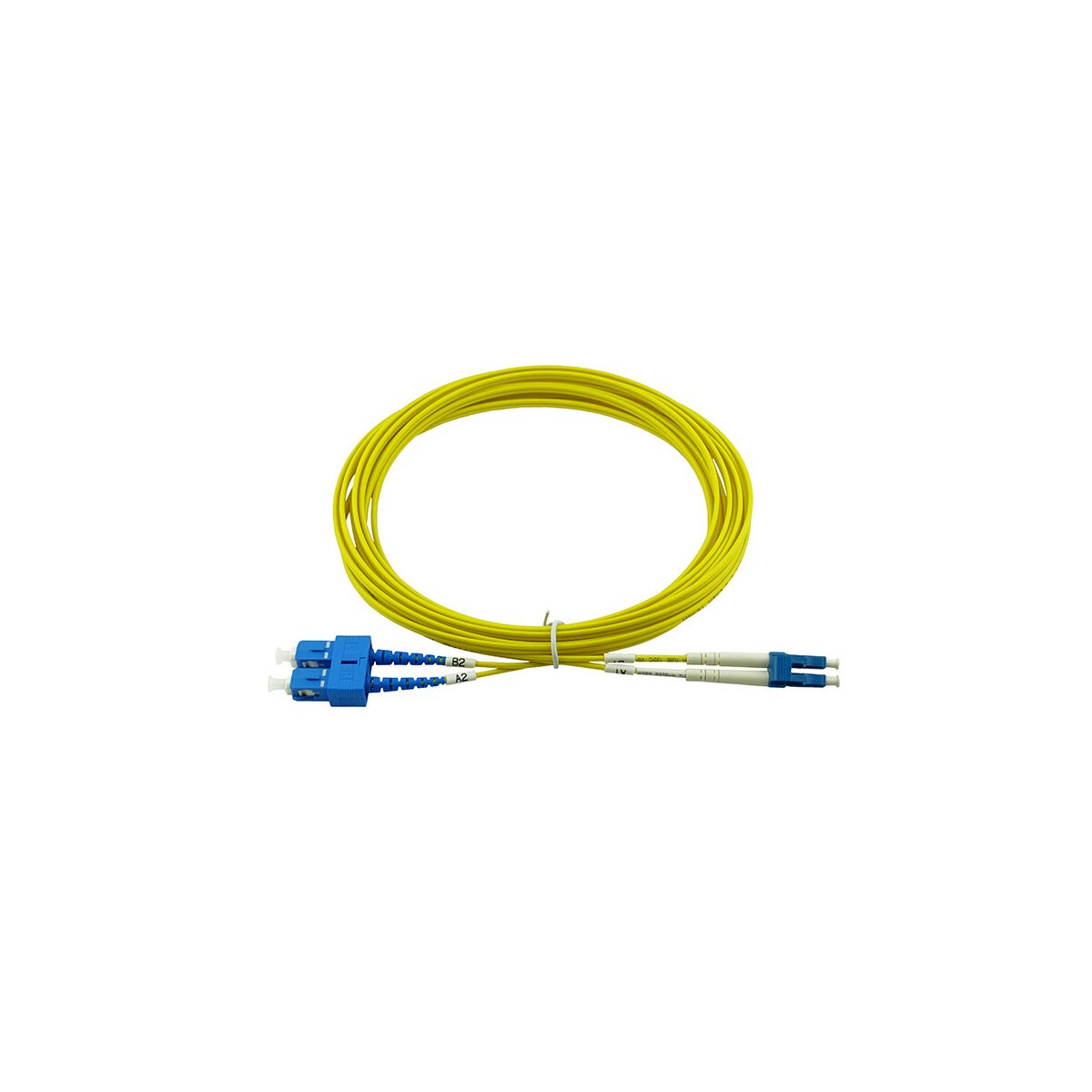 BlueOptics SFP3132BU7.5MK cble de fibre optique 7,5 m LC SC OS2 Jaune