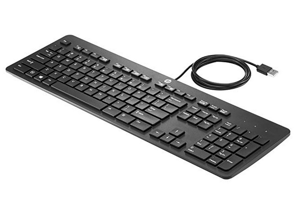 HP 803181-211 clavier Bureau USB Hongrois Noir