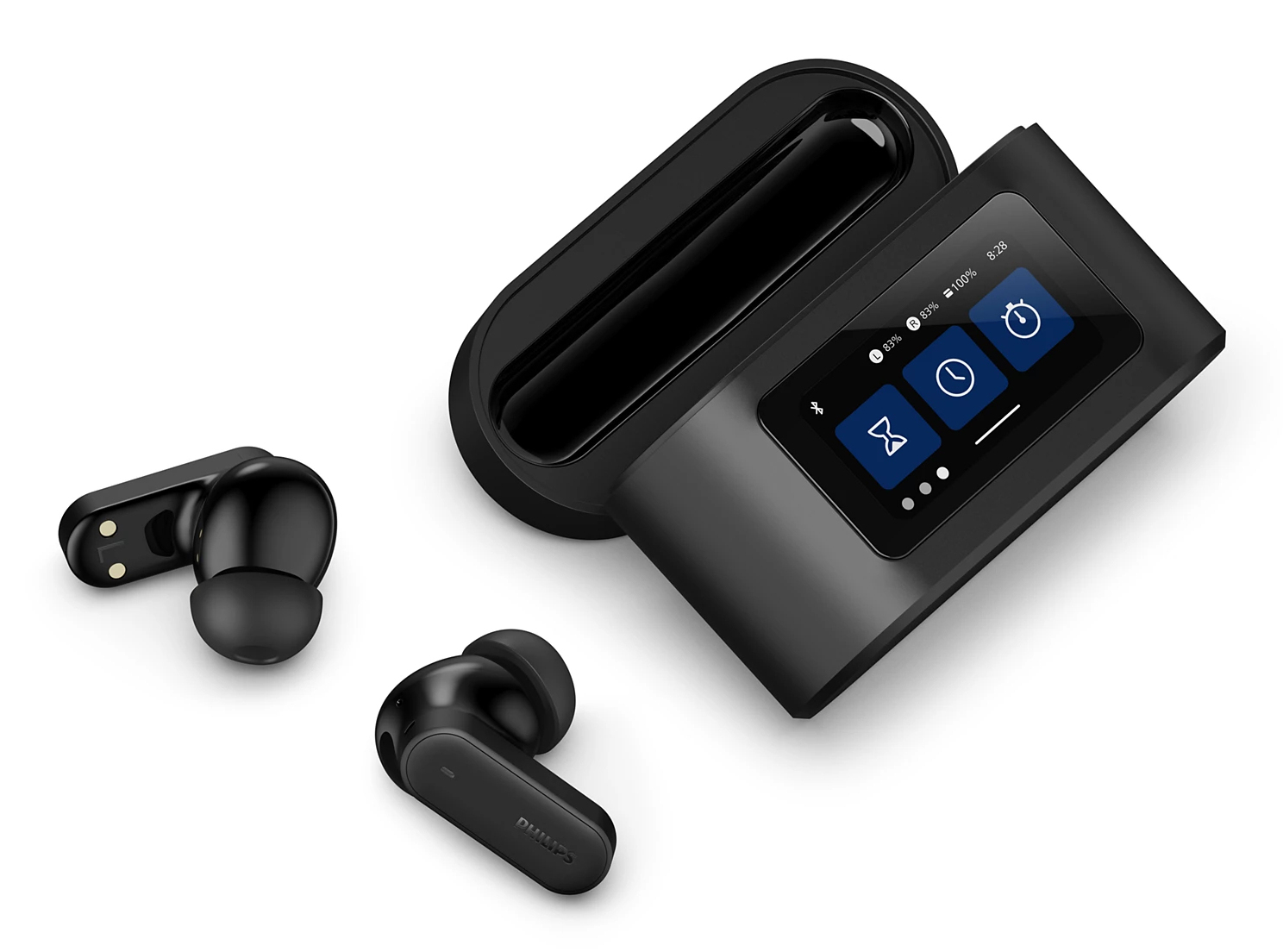 Philips 6000 series TAT6000BK/00 headphones/headset True Wireless Stereo (TWS) In-ear Calls/Music Bluetooth Black