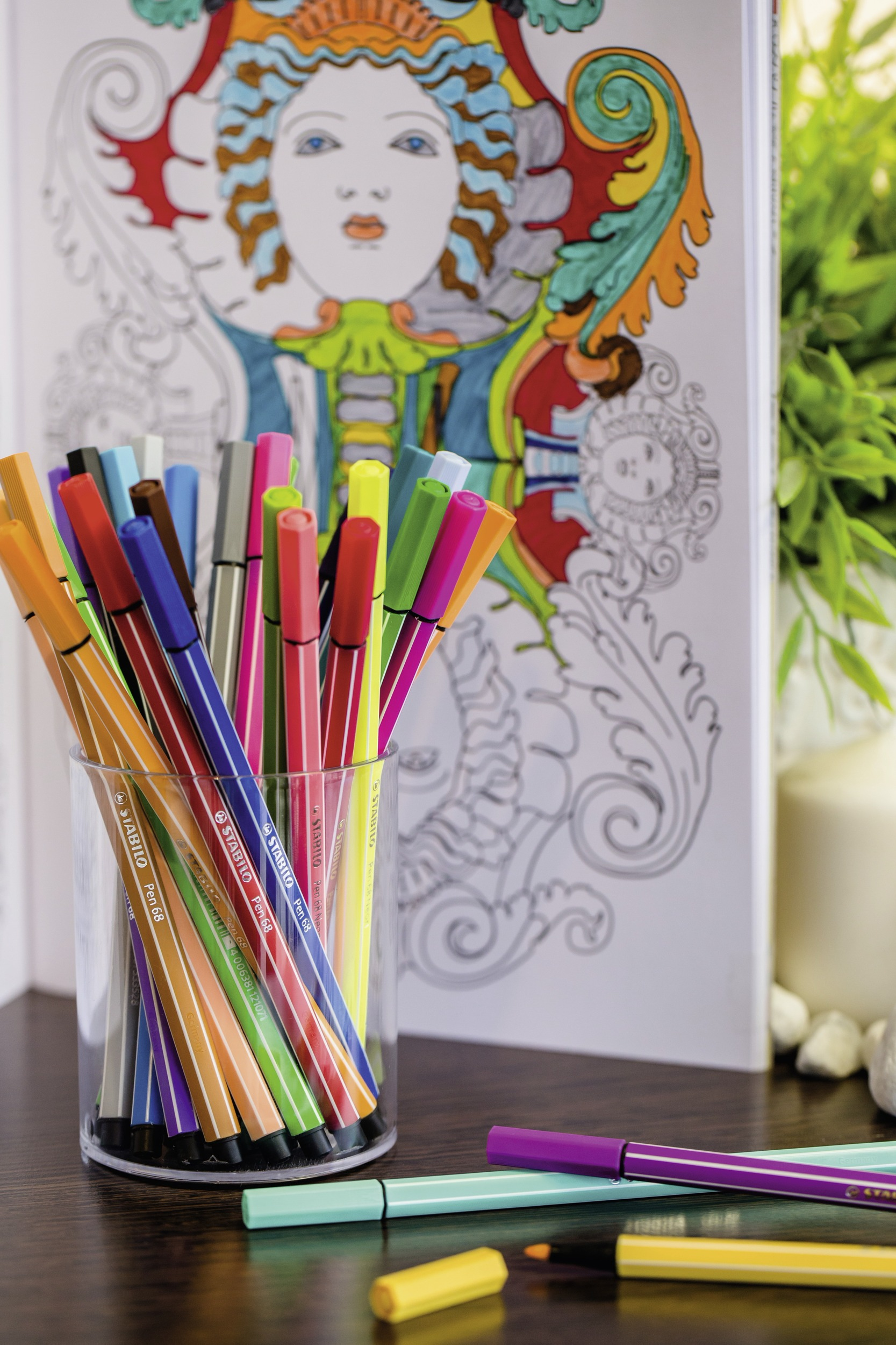 STABILO Pen 68 rotulador Multicolor 10 pieza(s)