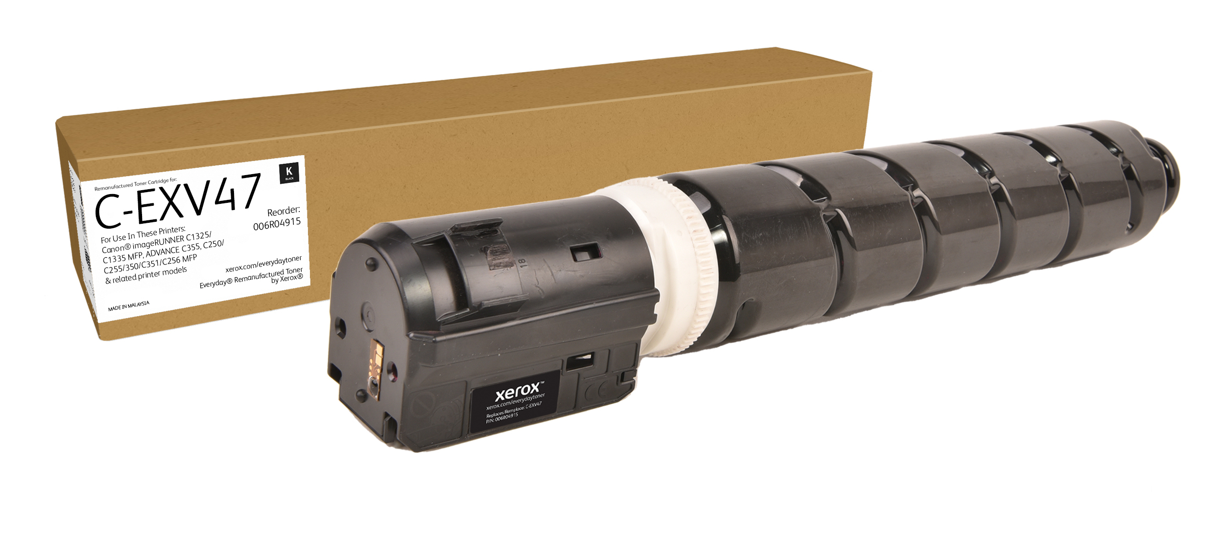 Everyday Rigenerato Fotoricettore rigenerato Everyday di Xerox Nero compatibile con Canon C-EXV47 (8516B002), Capacit standard