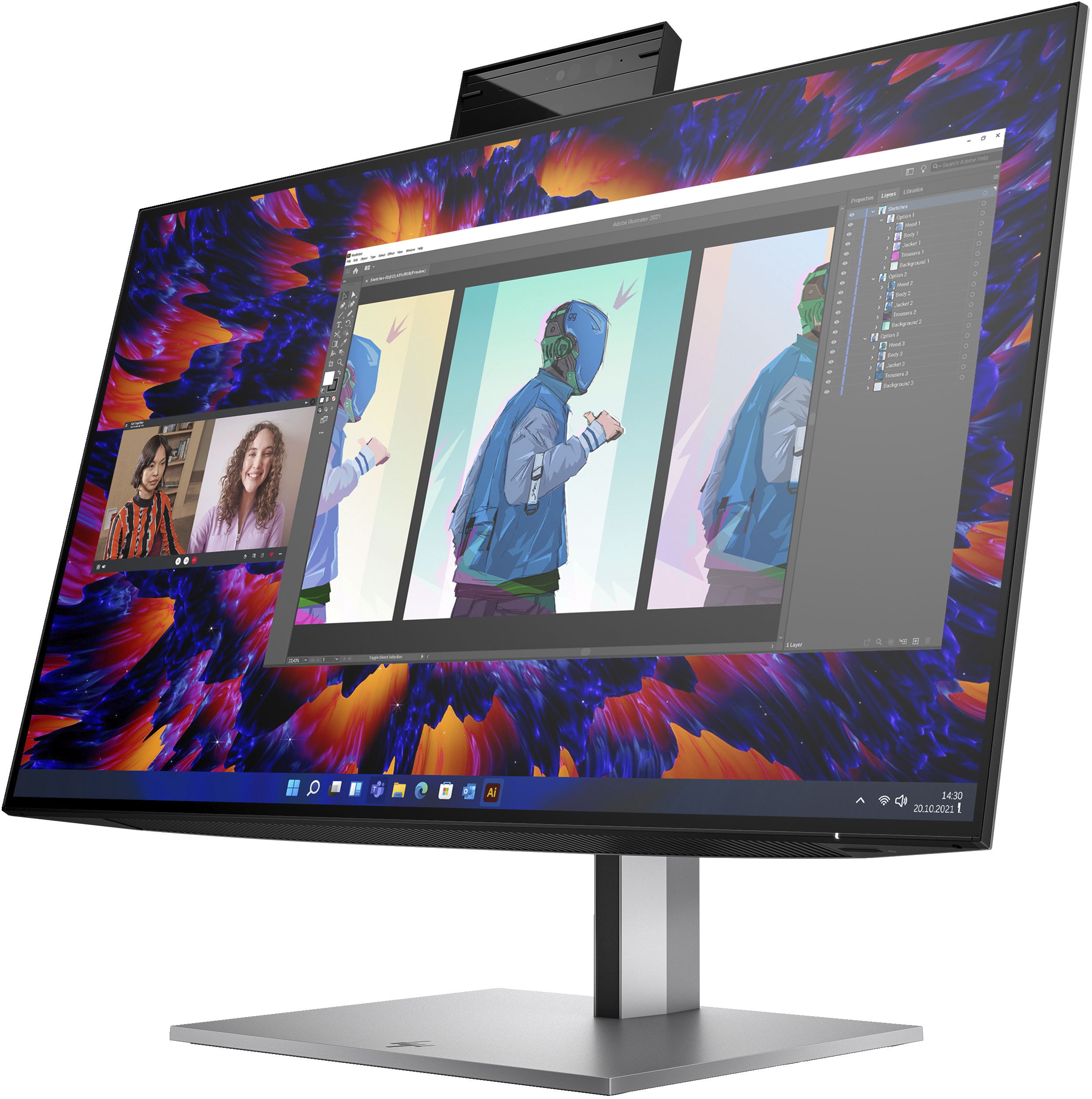 HP Z24m G3 - LED-Monitor - 23.8 - QHD - Flachbildschirm (TFT/LCD) - 60,5 cm