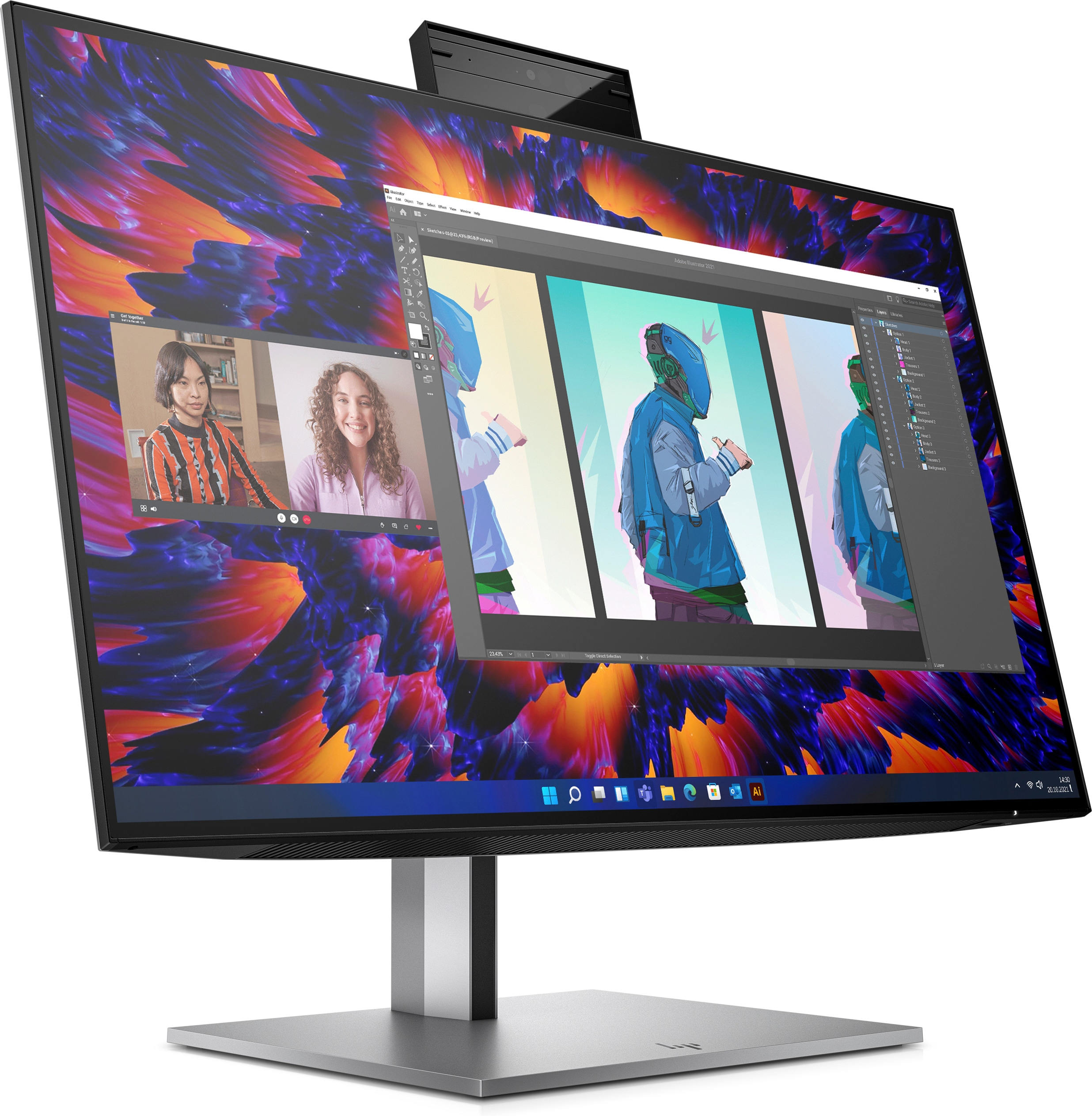 HP Z24m G3 - LED-Monitor - 23.8 - QHD - Flachbildschirm (TFT/LCD) - 60,5 cm
