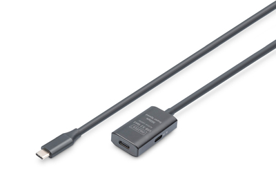 DIGITUS Aktives USB 3.2 Gen1 5G Verlngerungskabel, USB-C - USB-C, 5m