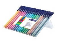 STAEDTLER triplus color - Filzstift - verschiedene Farben - wasserbasierte Tinte - 1 mm (Packung mit 20)