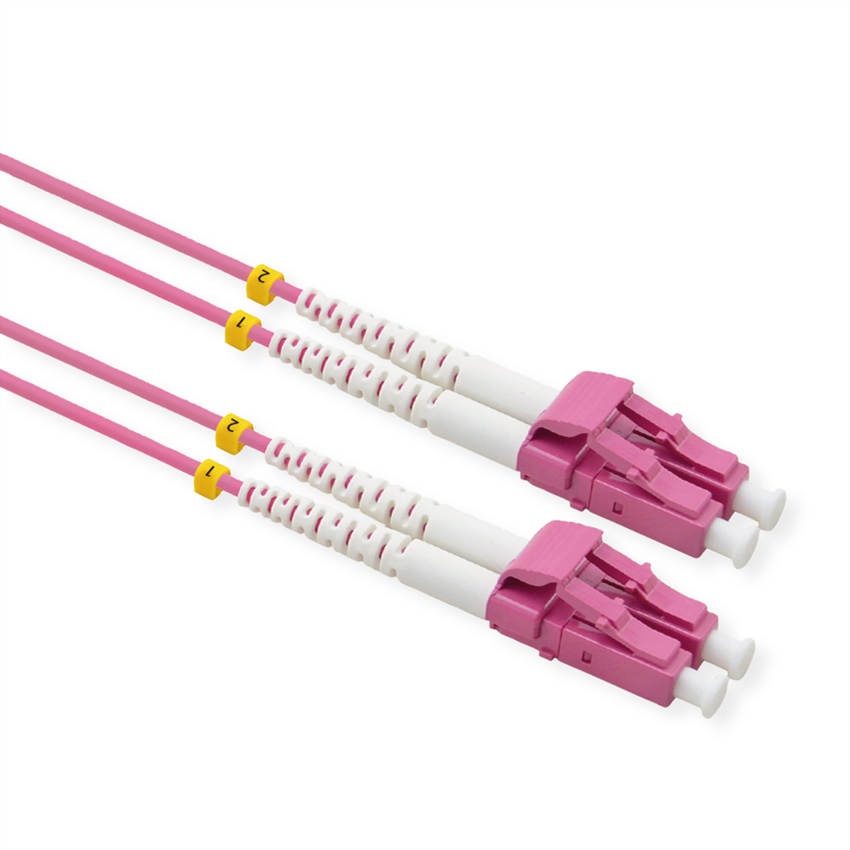 Value 21.99.8831 fibre optic cable 1 m LC OM4 Pink