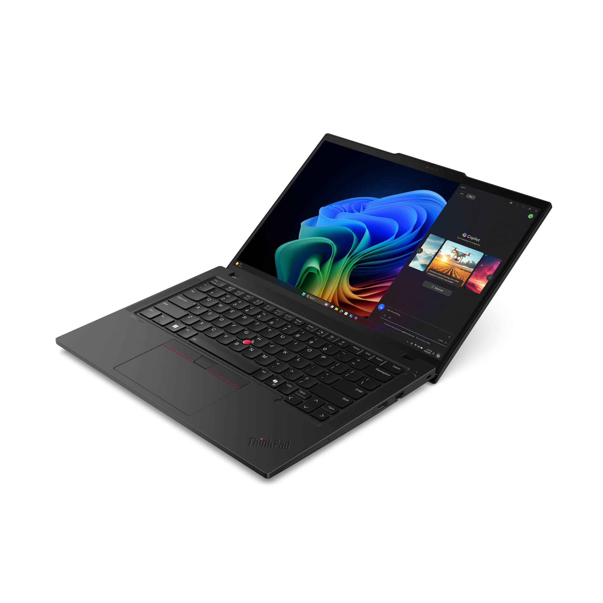 Lenovo ThinkPad T14 Gen 6 (AMD) Copilot+ PC AMD Ryzen AI 7 350 Computer portatile 35,6 cm (14) WUXGA 64 GB DDR5-SDRAM 1 TB SSD Wi-Fi 7 (802.11be) Windows 11 Pro Tedesco Nero