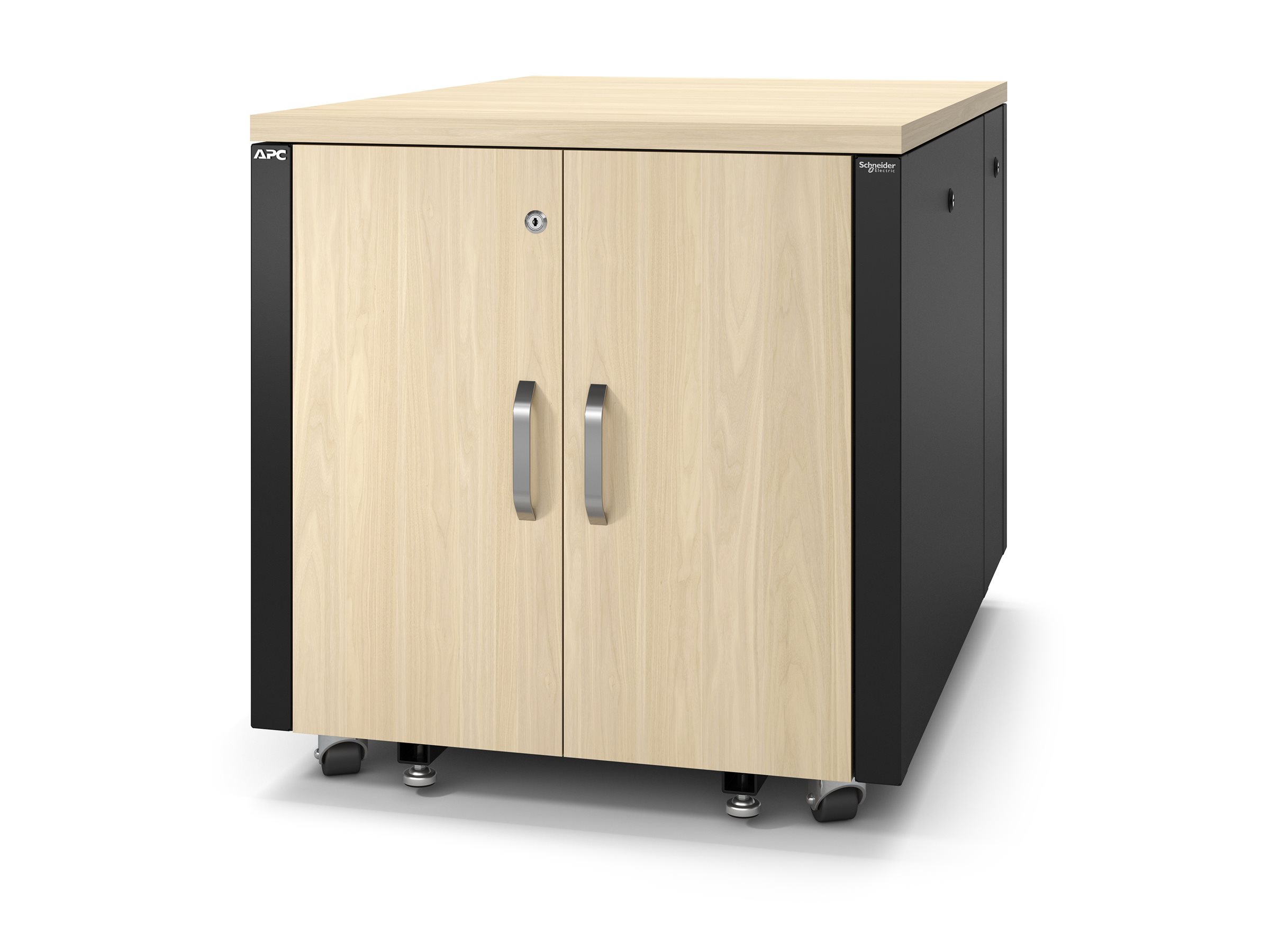 APC NetShelter - Rack informatique insonoris� - 12U - Finition Erable