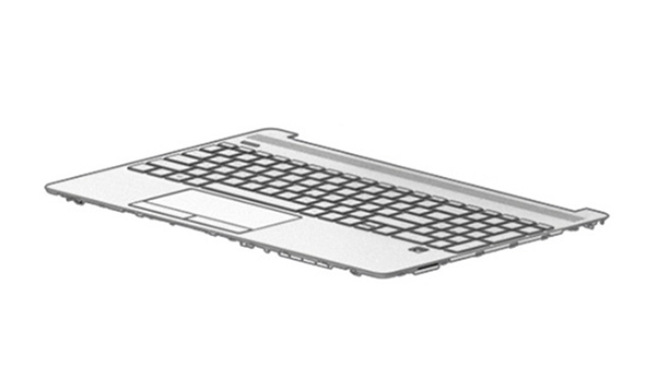HP SPS-TOP COVER ASV W/KB AHS BL
