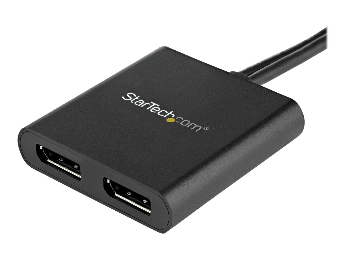 StarTech.com Adaptateur USB-C vers Double HDMI, Hub USB Type-C  Multi-Moniteur MST, Double Écran HDMI 4K 60Hz pour Ordinateur Por
