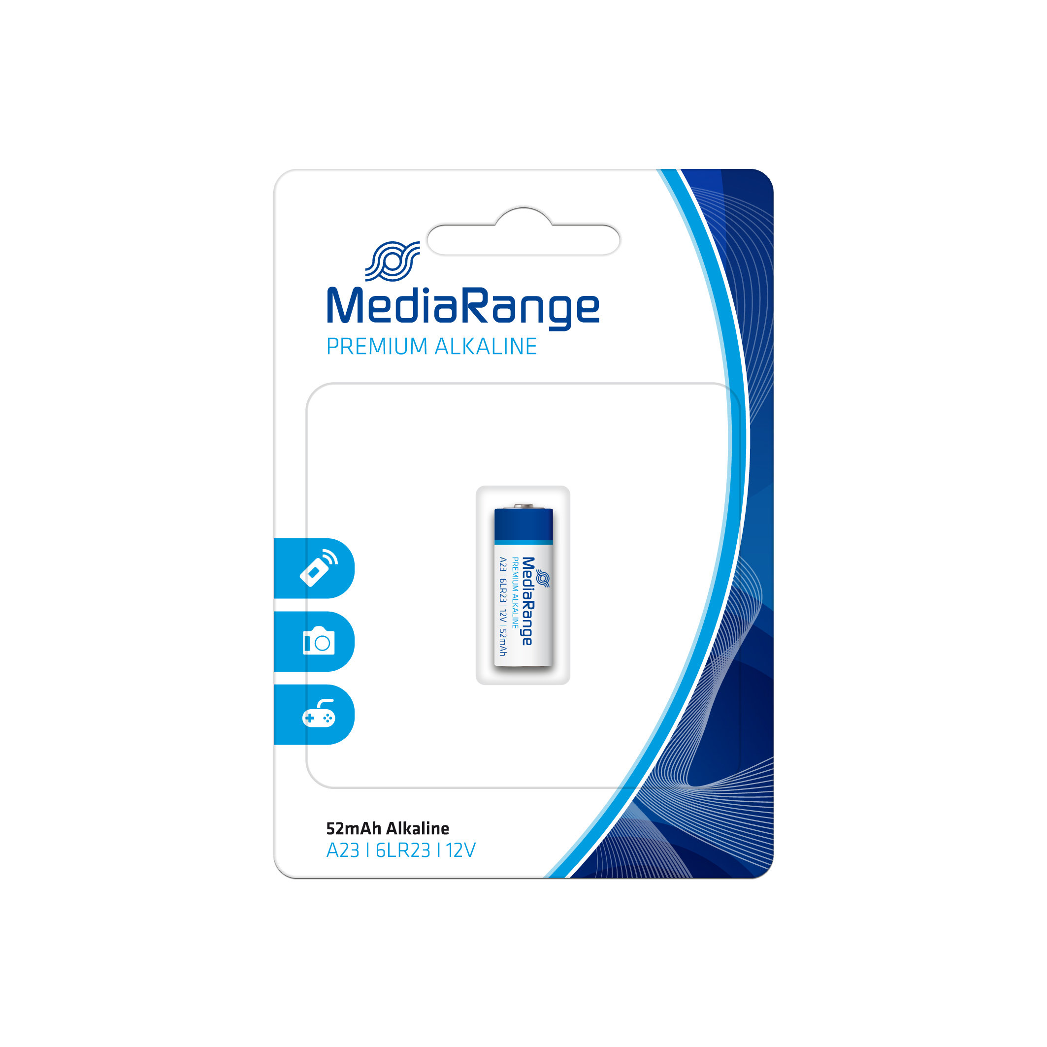 MediaRange MRBAT114 pile domestique Batterie  usage unique A23 Alcaline