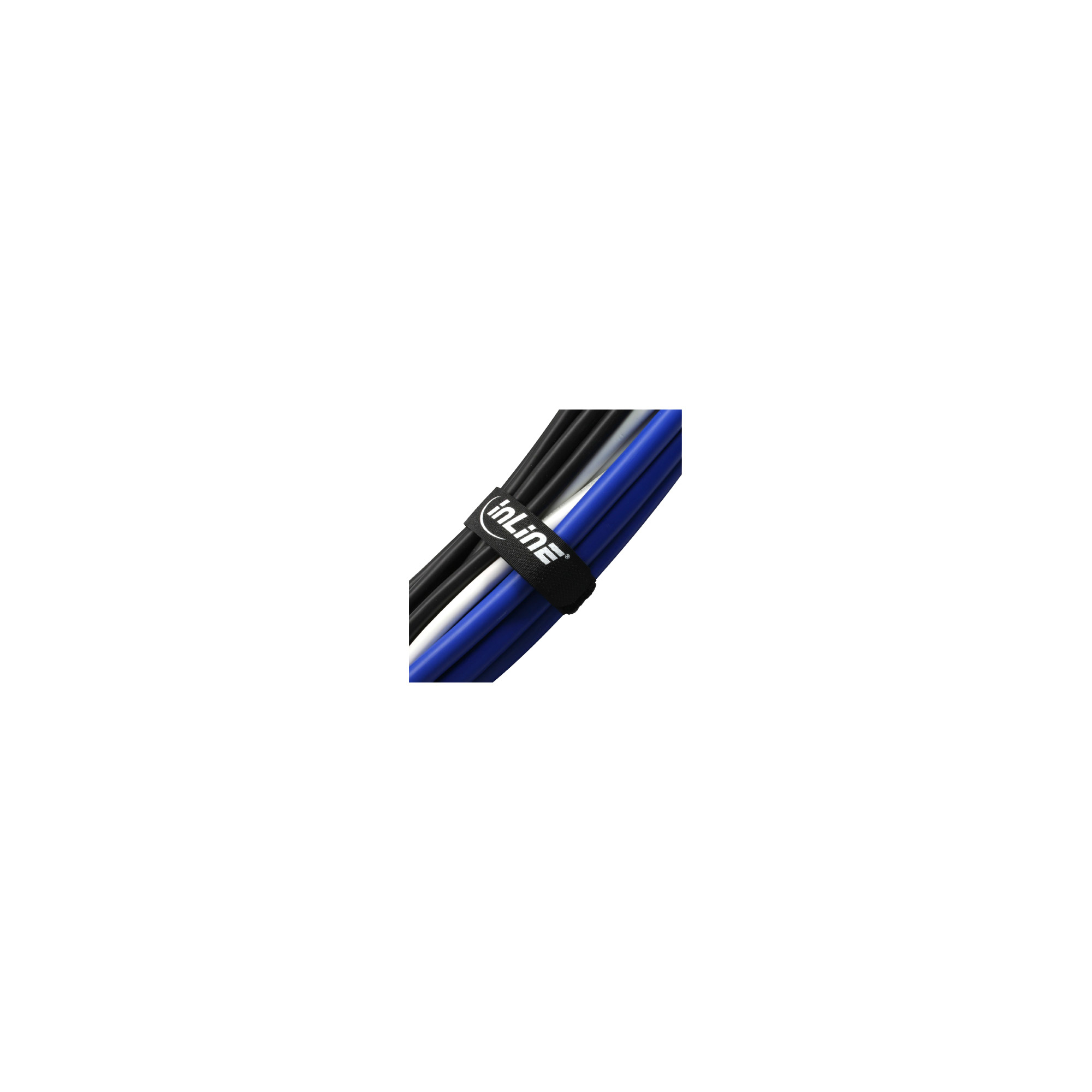 InLine Kabelverbindung - Schwarz - 20 cm (Packung mit 10)
