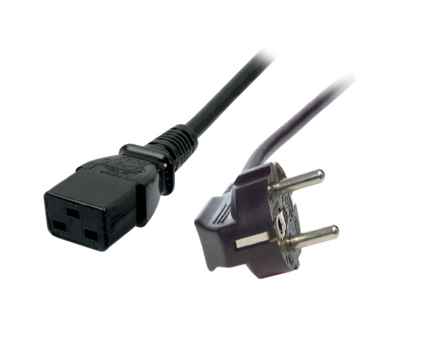EFB Elektronik EK511W.1,8 cavo di alimentazione Nero 1,8 m CEE7/7 Accoppiatore C19