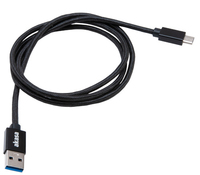 Akasa AK-CBUB44-10BK - 1 m - USB C - USB A - USB 3.2 Gen 1 (3.1 Gen 1) - 5000 Mbit/s - Schwarz
