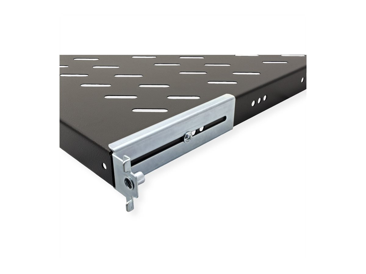ROLINE Rack - Regal - 770 mm tief, Tragf�higkeit 50 kg - RAL 9005, Jet Black - 1U - 48.3 cm (19)