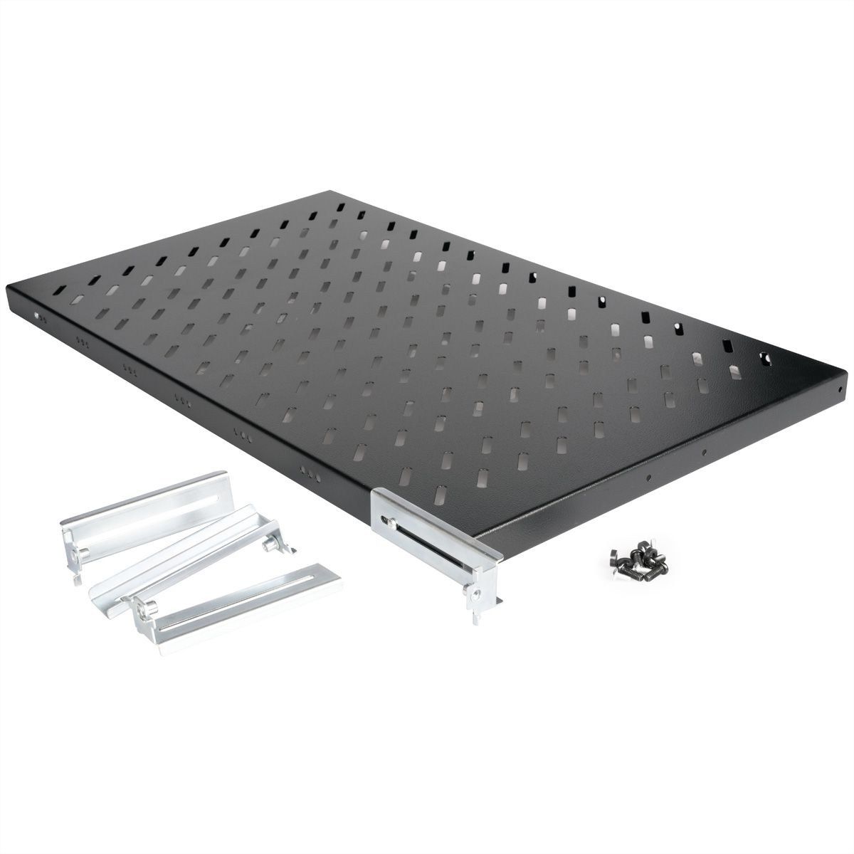 ROLINE Rack - Regal - 770 mm tief, Tragf�higkeit 50 kg - RAL 9005, Jet Black - 1U - 48.3 cm (19)
