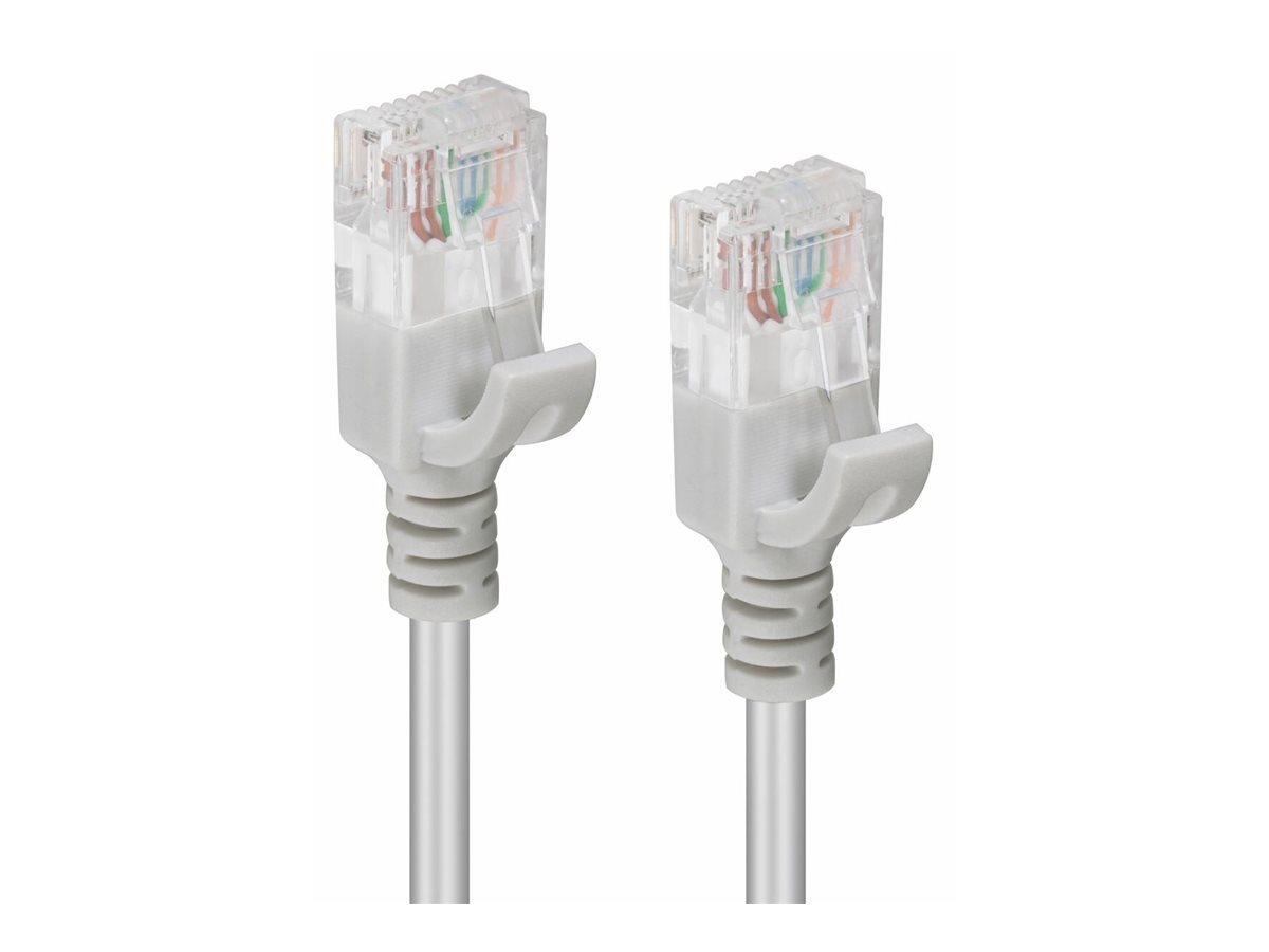 Microconnect V-UTP601-SLIM networking cable Grey 1 m Cat6 U/UTP (UTP)