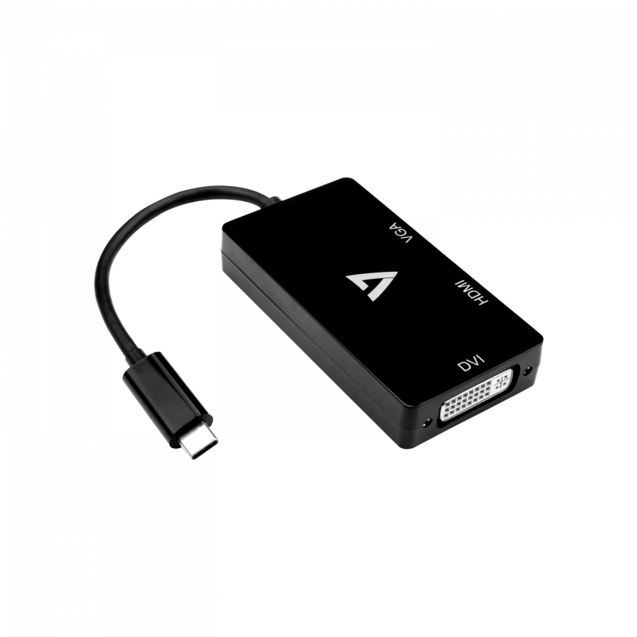 V7 V7UC-VGADVIHDMI-BLK Adaptador grfico USB 3840 x 2160 Pixeles Negro