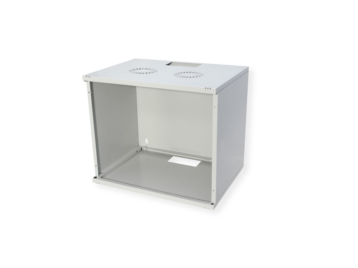 ROLINE Basic - Geh�use - Set, 540x400 BxT - geeignet f�r Wandmontage - RAL 7035, Hellgrau - 9U - 48.3 cm (19)