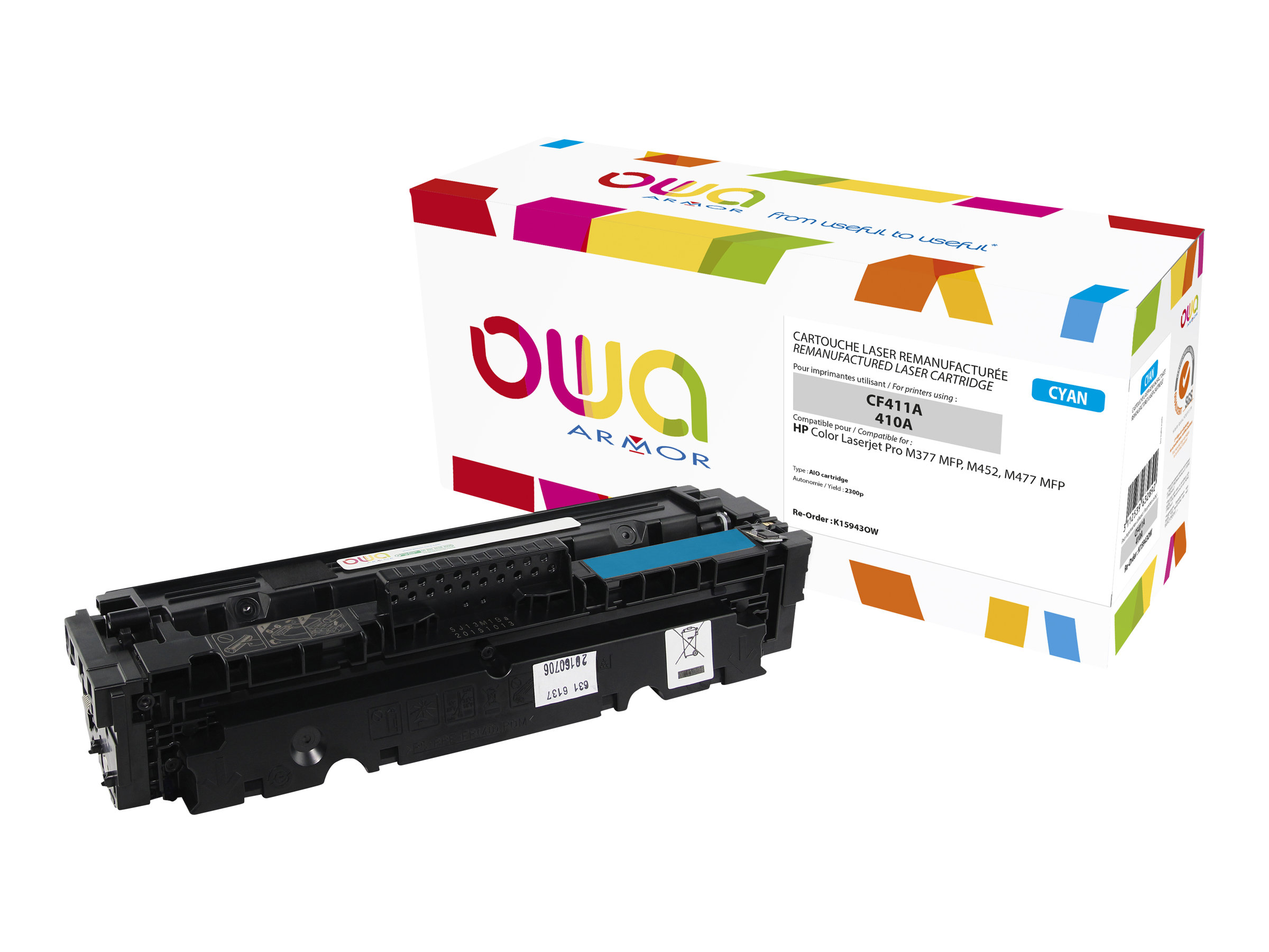Armor K15943OW toner cartridge 1 pc(s) Cyan
