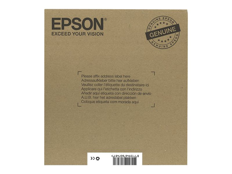 Epson Stag Multipack 3 colori T1306 DURABrite Ultra Ink in confezione Easy Mail Packaging