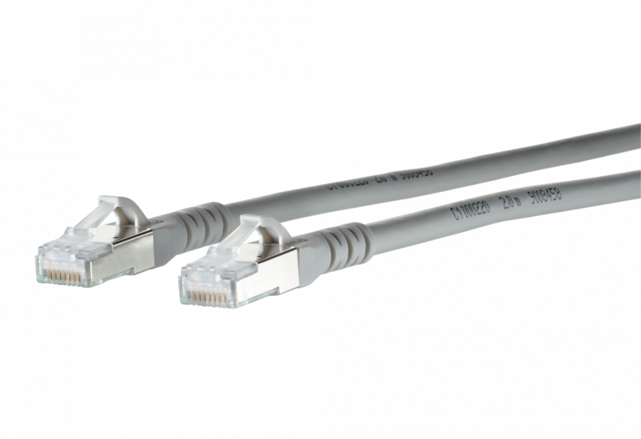 METZ CONNECT 1308454033-E cable de red Gris 4 m Cat6a SF/UTP (S-FTP)