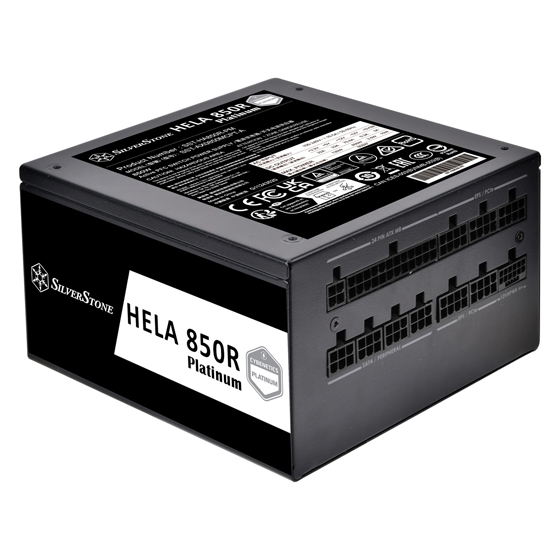 Silverstone HELA 850R Platinum unidad de fuente de alimentacin 850 W 20+4 pin ATX ATX Negro