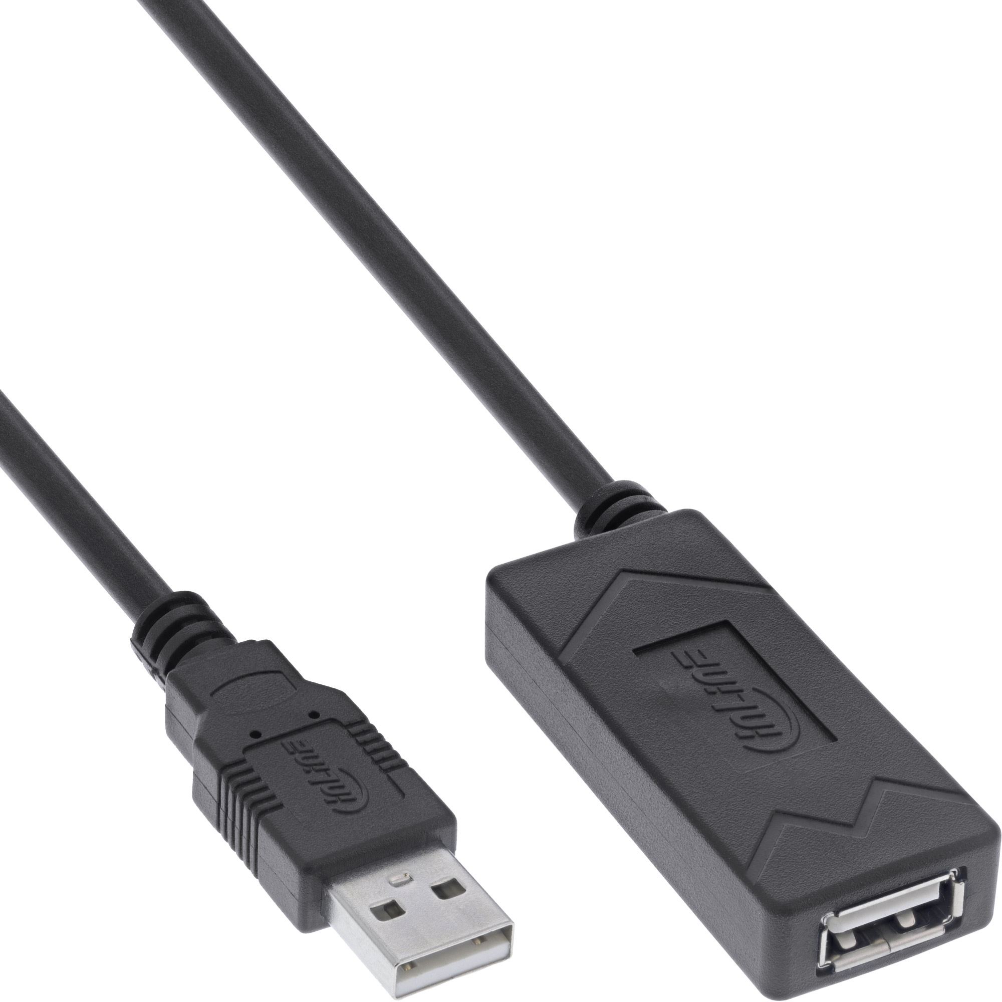 InLine USB 2.0 Aktiv-Verl�ngerung - USB-A Stecker/Buchse - 7,5m