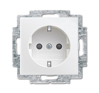 BUSCH JAEGER 2013-0-5382 - CEE 7/3 - Silber - Wei� - 250 V - 16 A