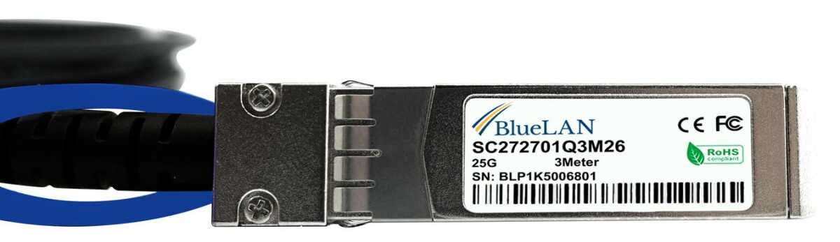 BlueOptics SFP-25G-C5M-BL c�ble dInfiniBand 5 m SFP28 Noir