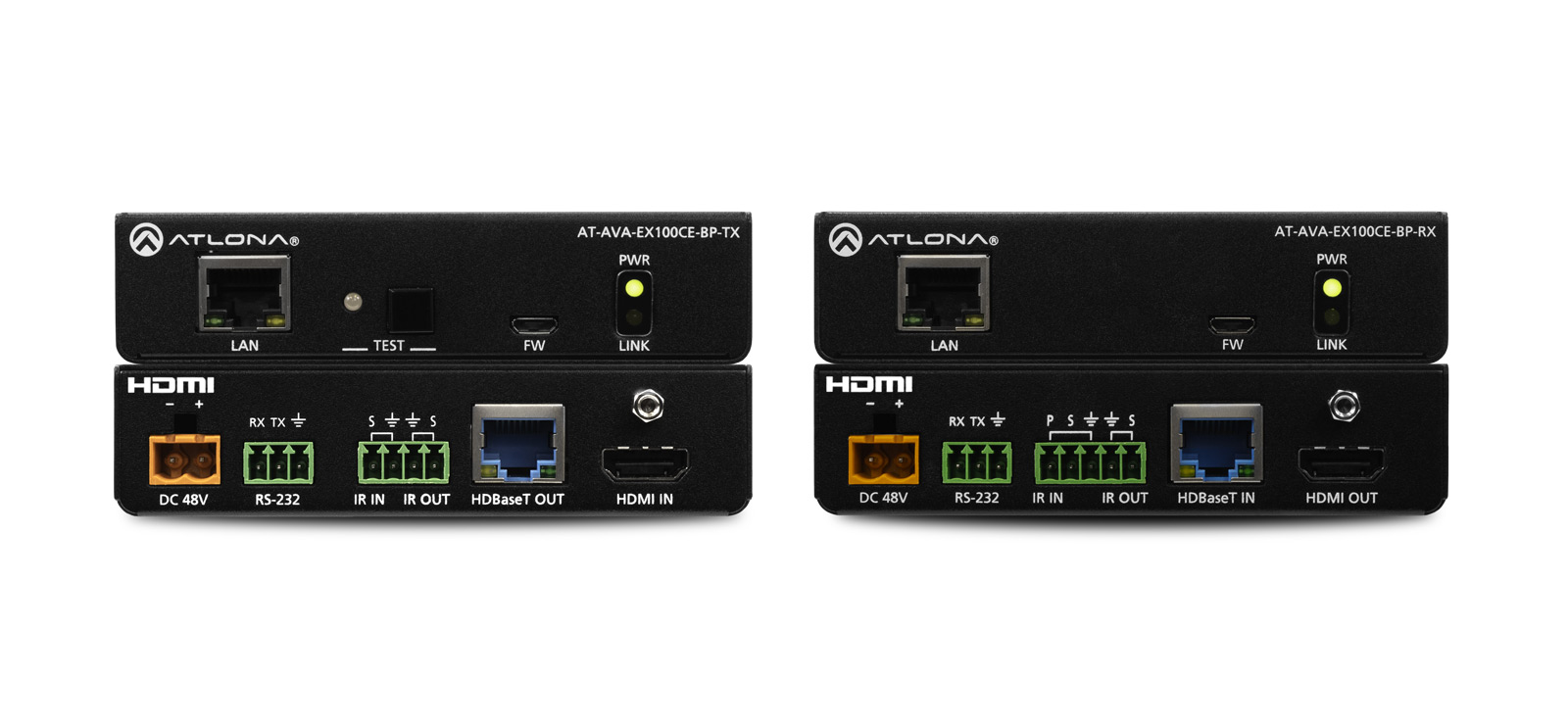 Atlona AT-AVA-EX100CE-BP-KIT AV extender Black