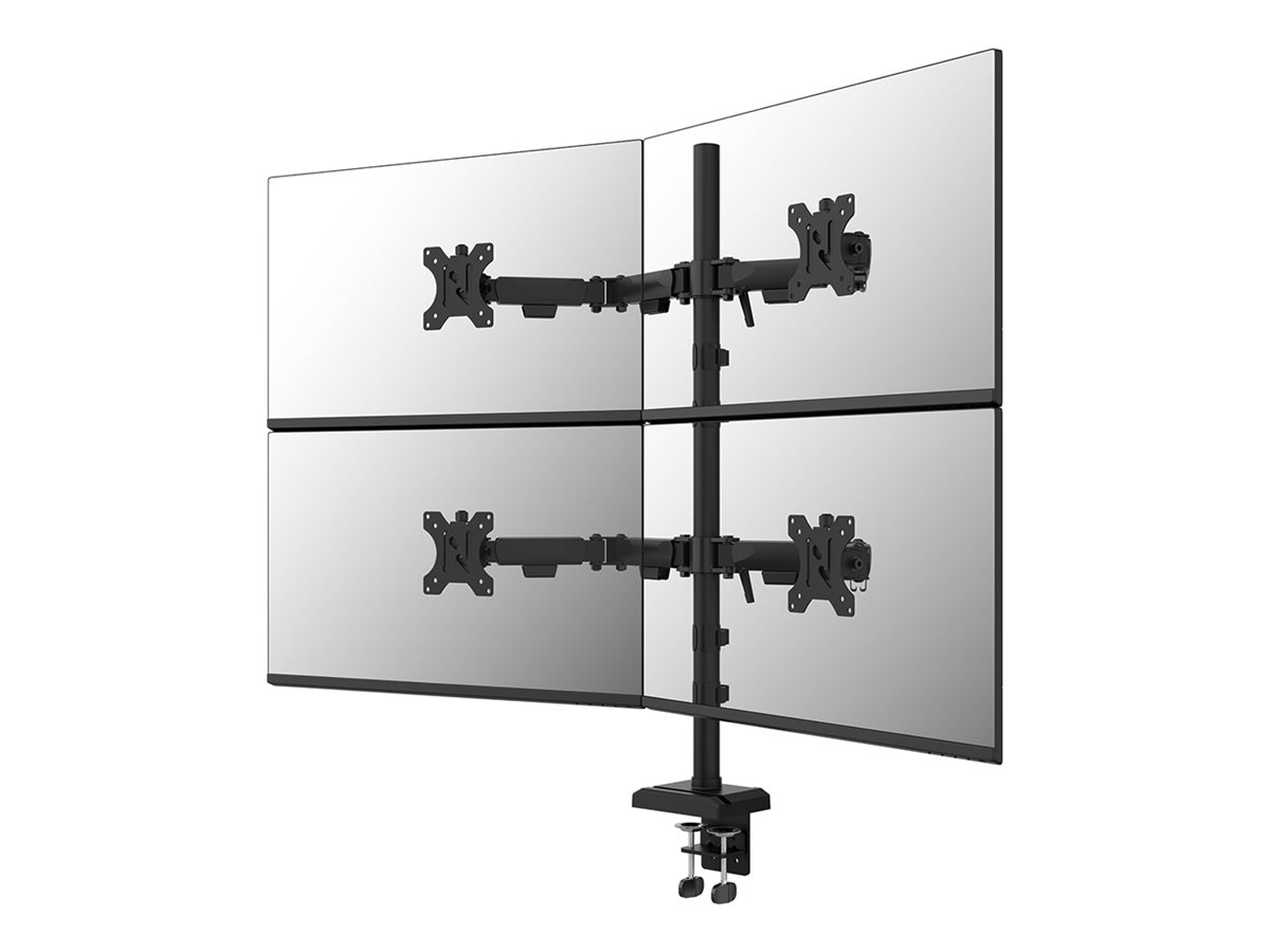 Neomounts DS60-600BL2-2 Quadruple monitor arm 10-32