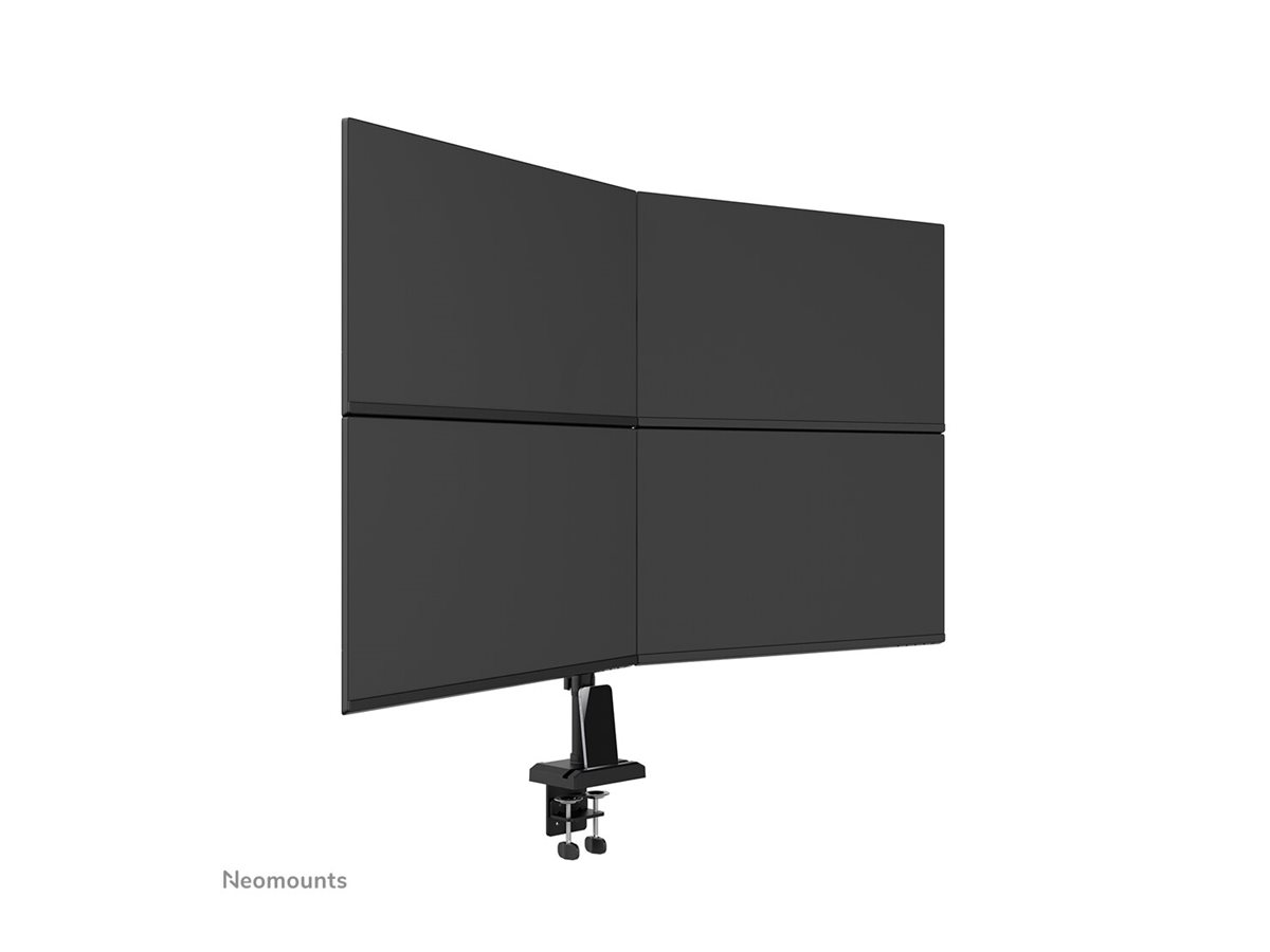 Neomounts DS60-600BL2-2 Quadruple monitor arm 10-32