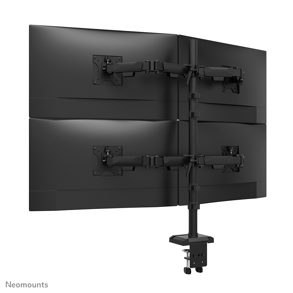 Neomounts DS60-600BL2-2 Quadruple monitor arm 10-32