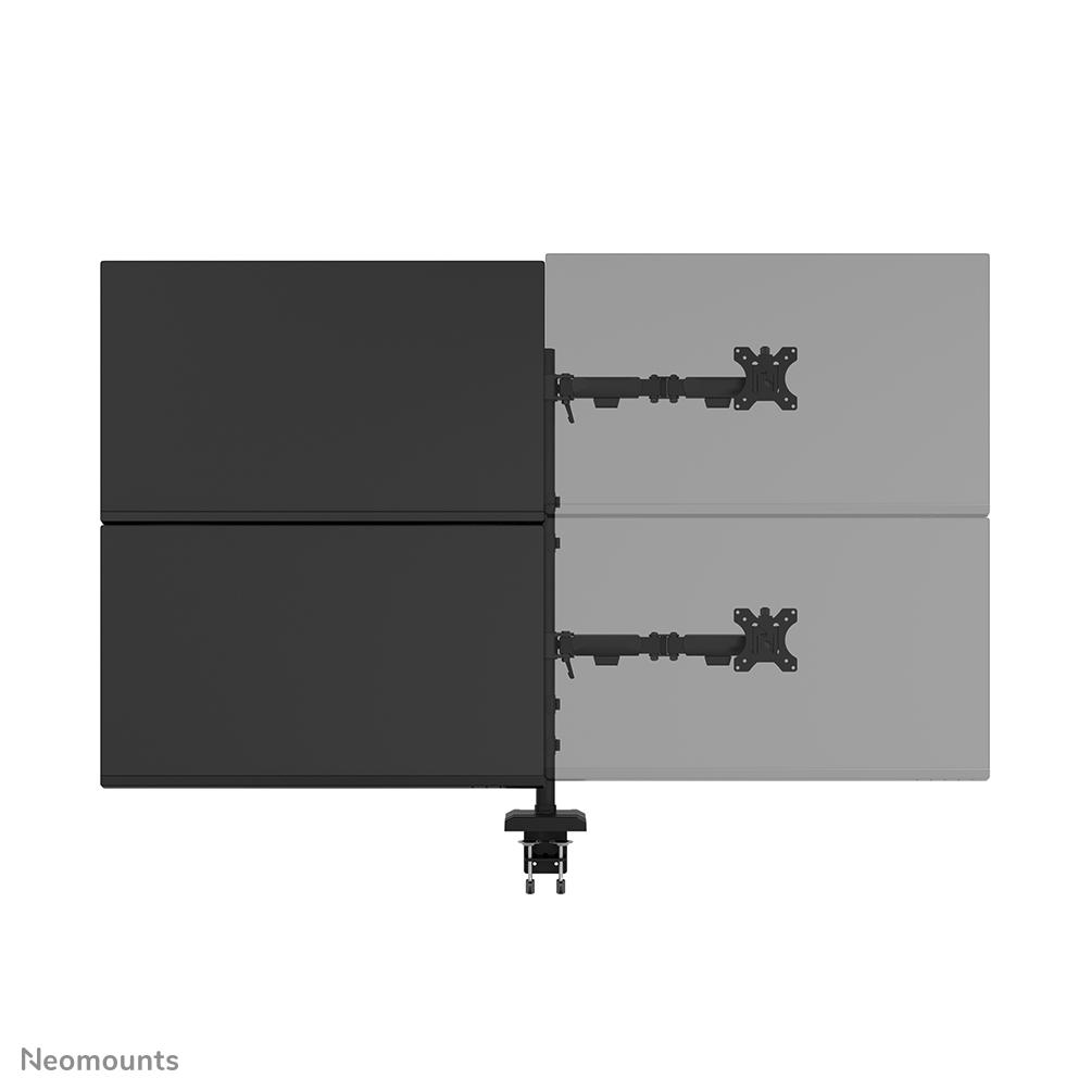 Neomounts DS60-600BL2-2 Quadruple monitor arm 10-32
