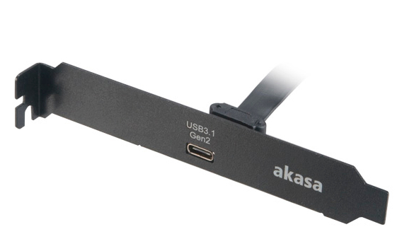 Akasa AK-CBUB37-50BK cable USB 0,5 m USB 3.2 Gen 2 (3.1 Gen 2) USB C Negro