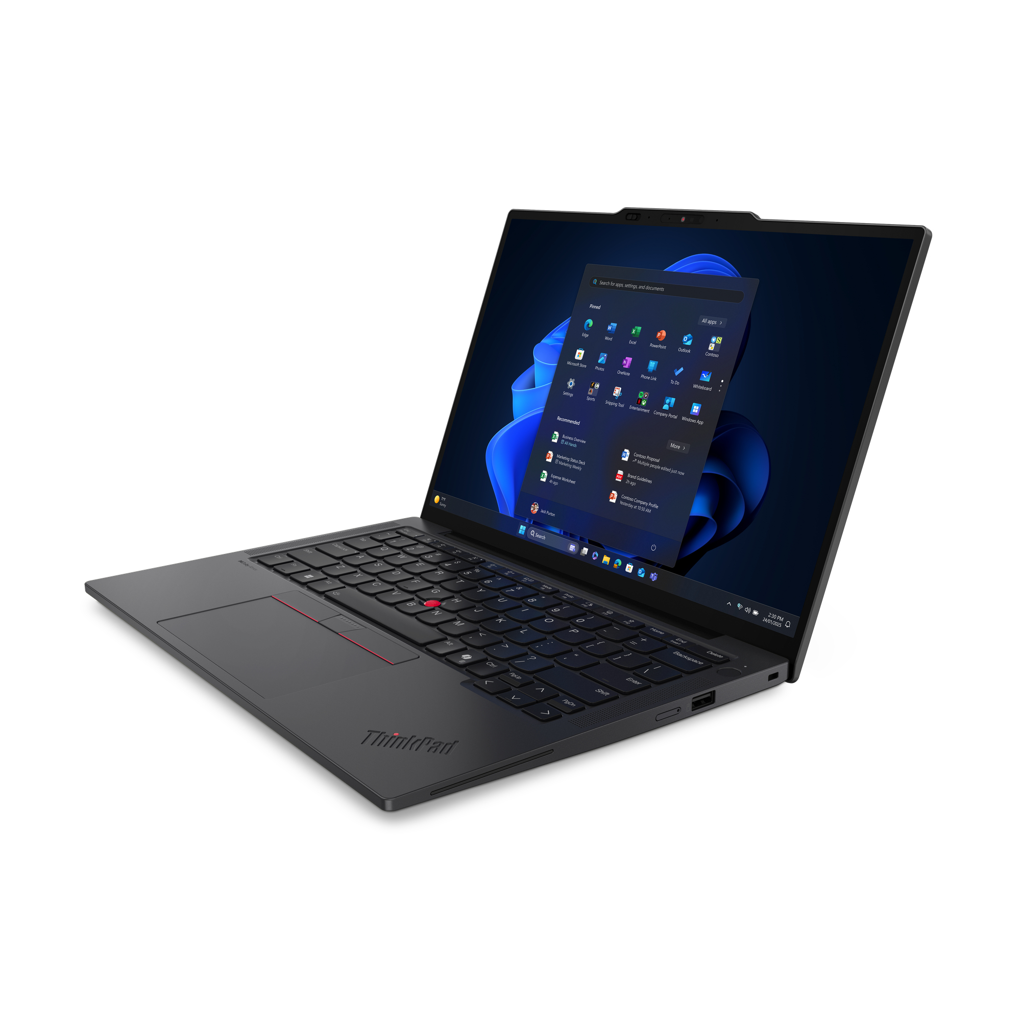Lenovo ThinkPad X13 Gen 6 21RK - 180�-Scharnierdesign - Intel Core Ultra 7 255U - Win 11 Pro - Intel Graphics - 32 GB RAM - 1 TB SSD TCG Opal Encryption 2, NVMe, Performance - 33.8 cm (13.3)