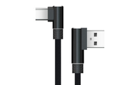 Akasa AK-CBUB39-10BK - 1 m - USB A - USB C - USB 2.0 - 0,48 Gbit/s - Schwarz