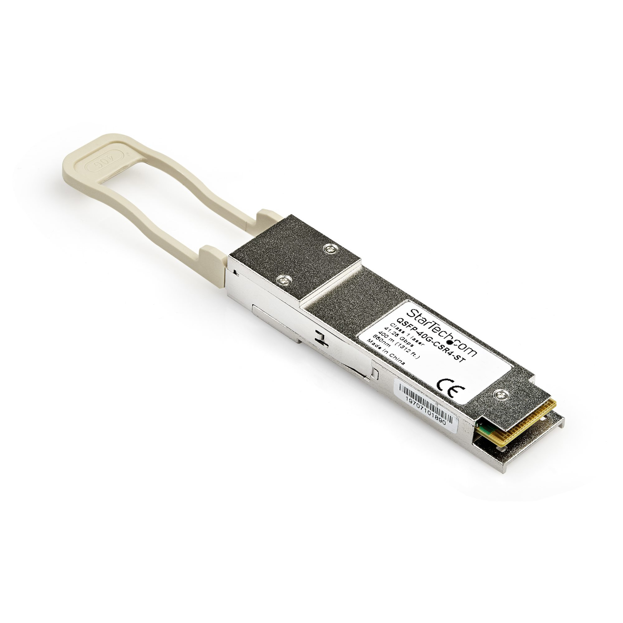 StarTech.com QSFP-40G-CSR4-ST Transceiver Modul (QSFP Module, 40GBase-SR4 Cisco kompatibel, Glasfaser, 850nm, MPO Multimode mit DDM)