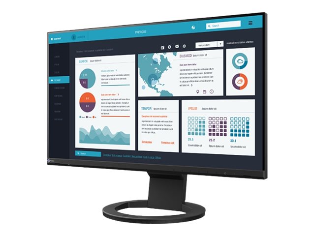 EIZO FlexScan EV2490-BK - Mit FlexStand - LED-Monitor - 60.5 cm (23.8)